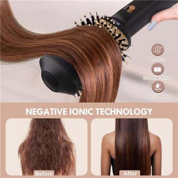 Hair Dryer Brush Blow Dryer Brush in One, 4 in 1 Hair Dryer and Styler Volumizer - Picture 3 of 7